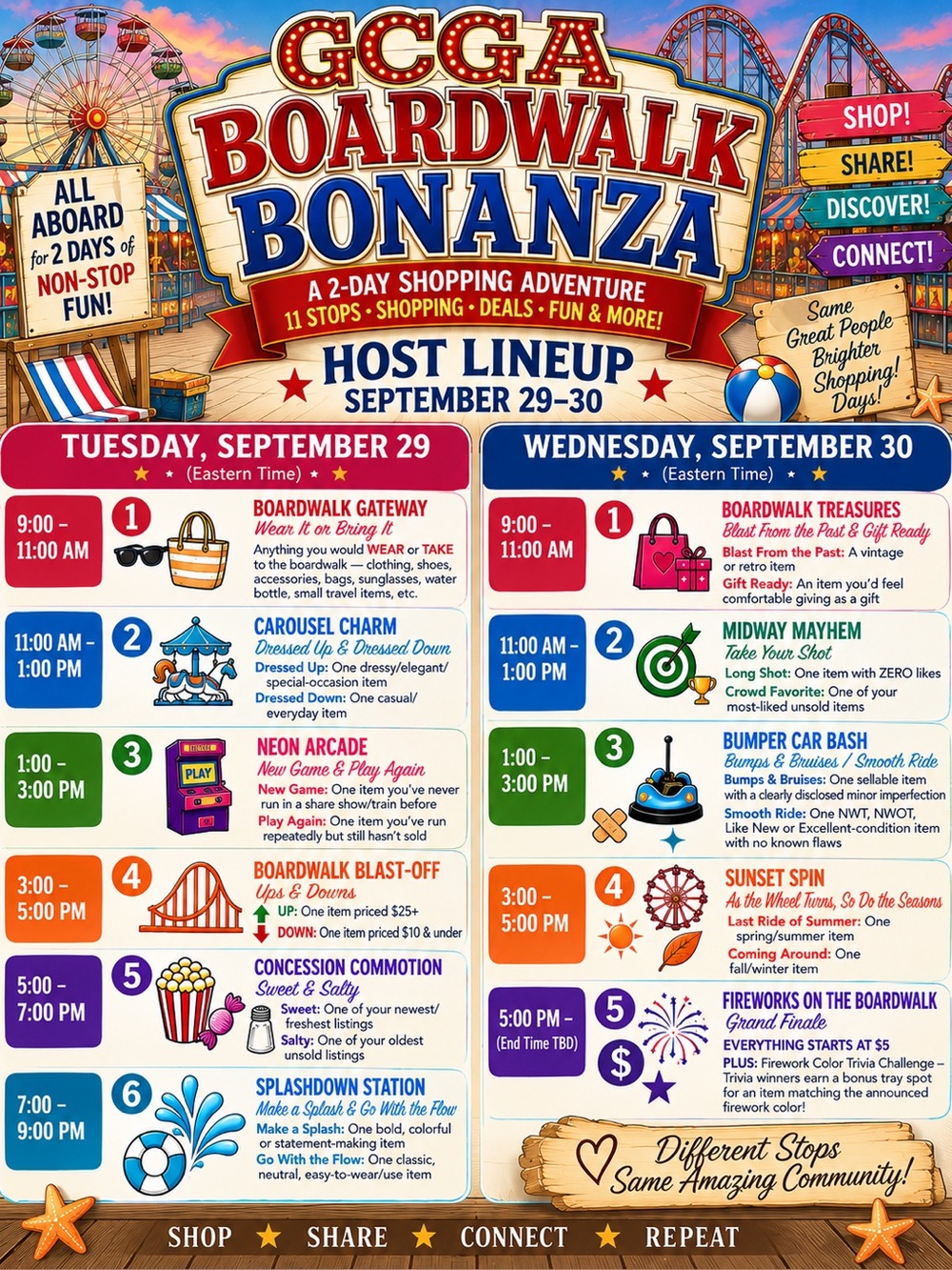 The Great Closet Getaway Monthly Share Show Train Flyer - Picture 2 of 3